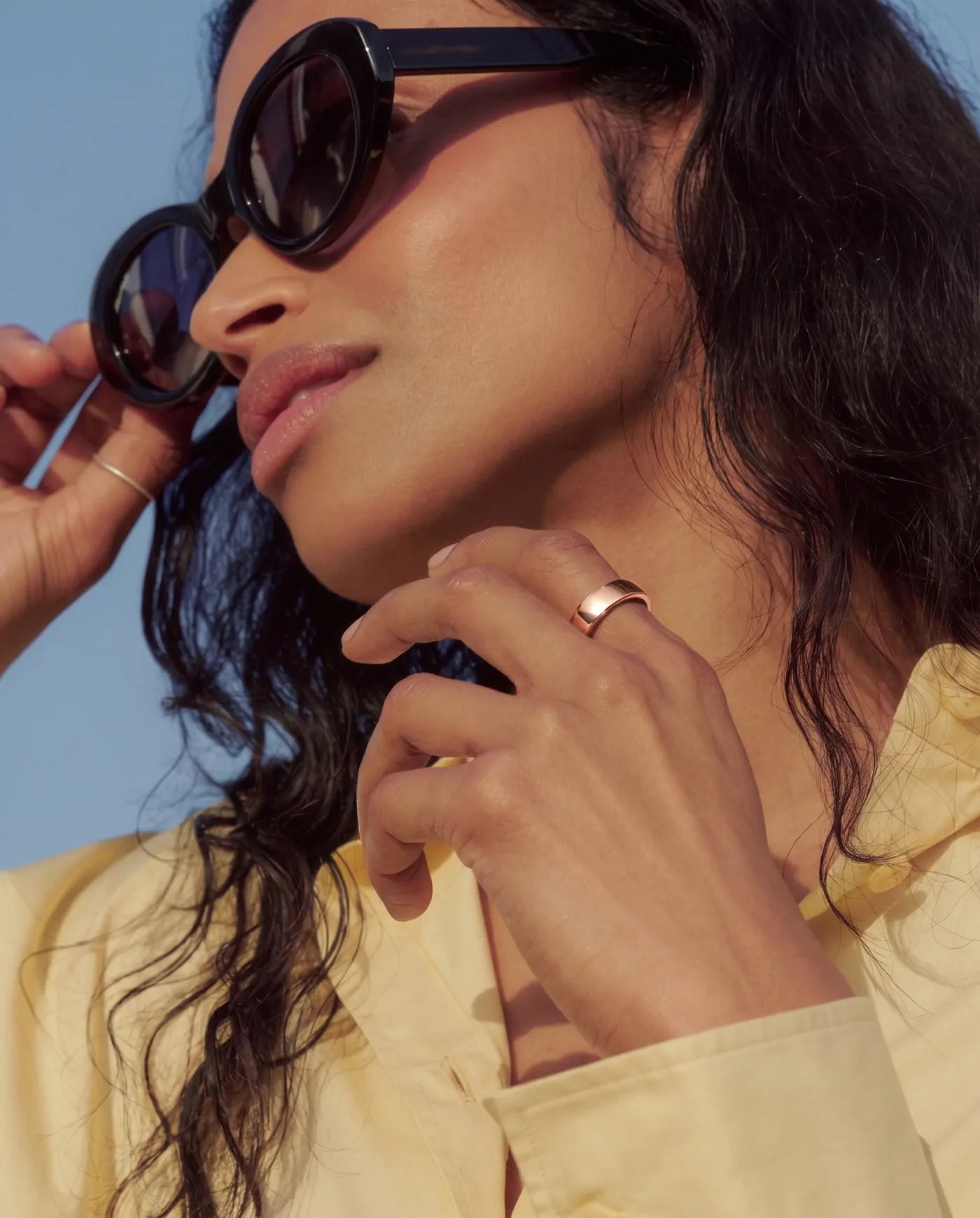 Suna Ring in Rose Gold, product photo 5
