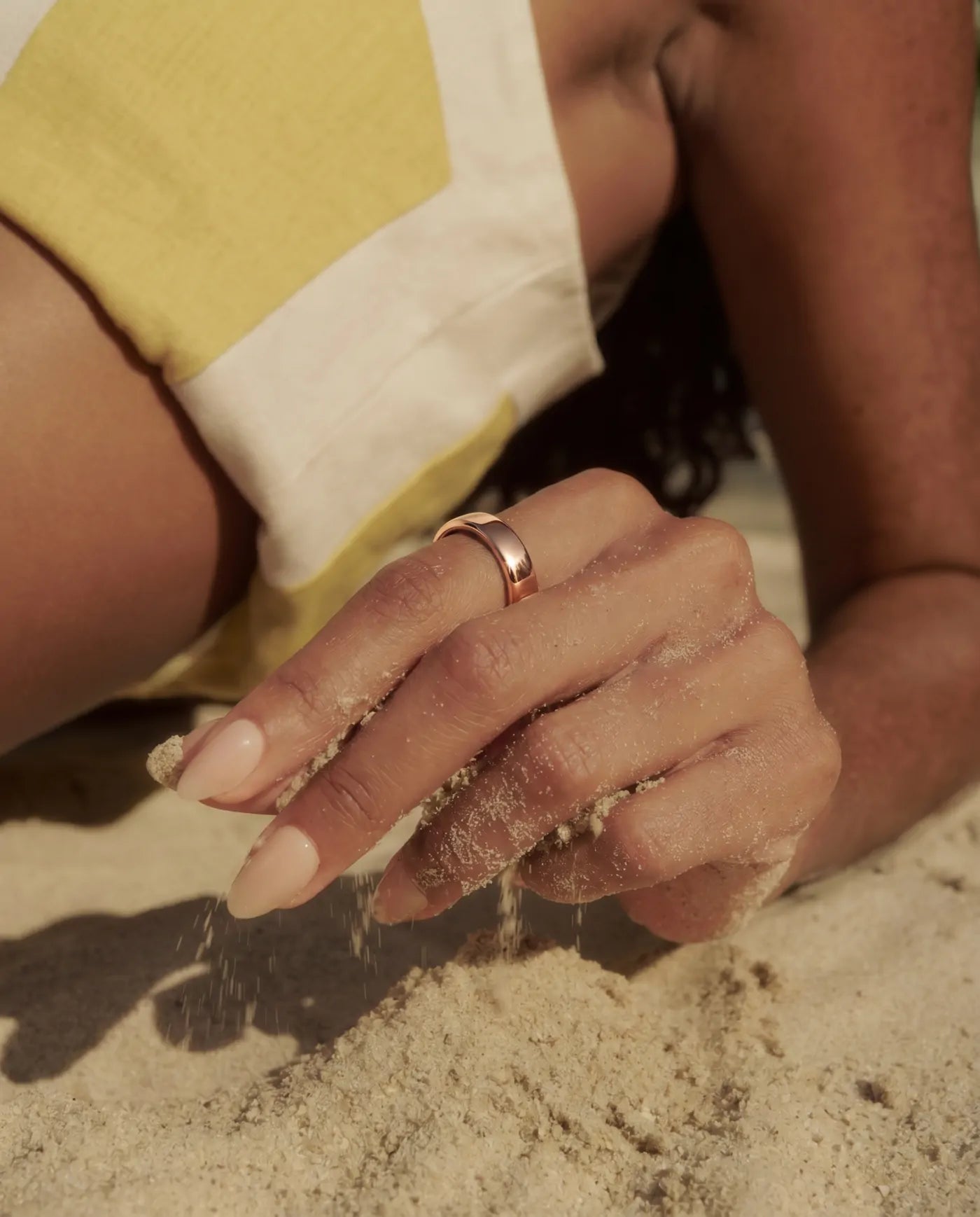 Suna Ring in Rose Gold, product photo 7