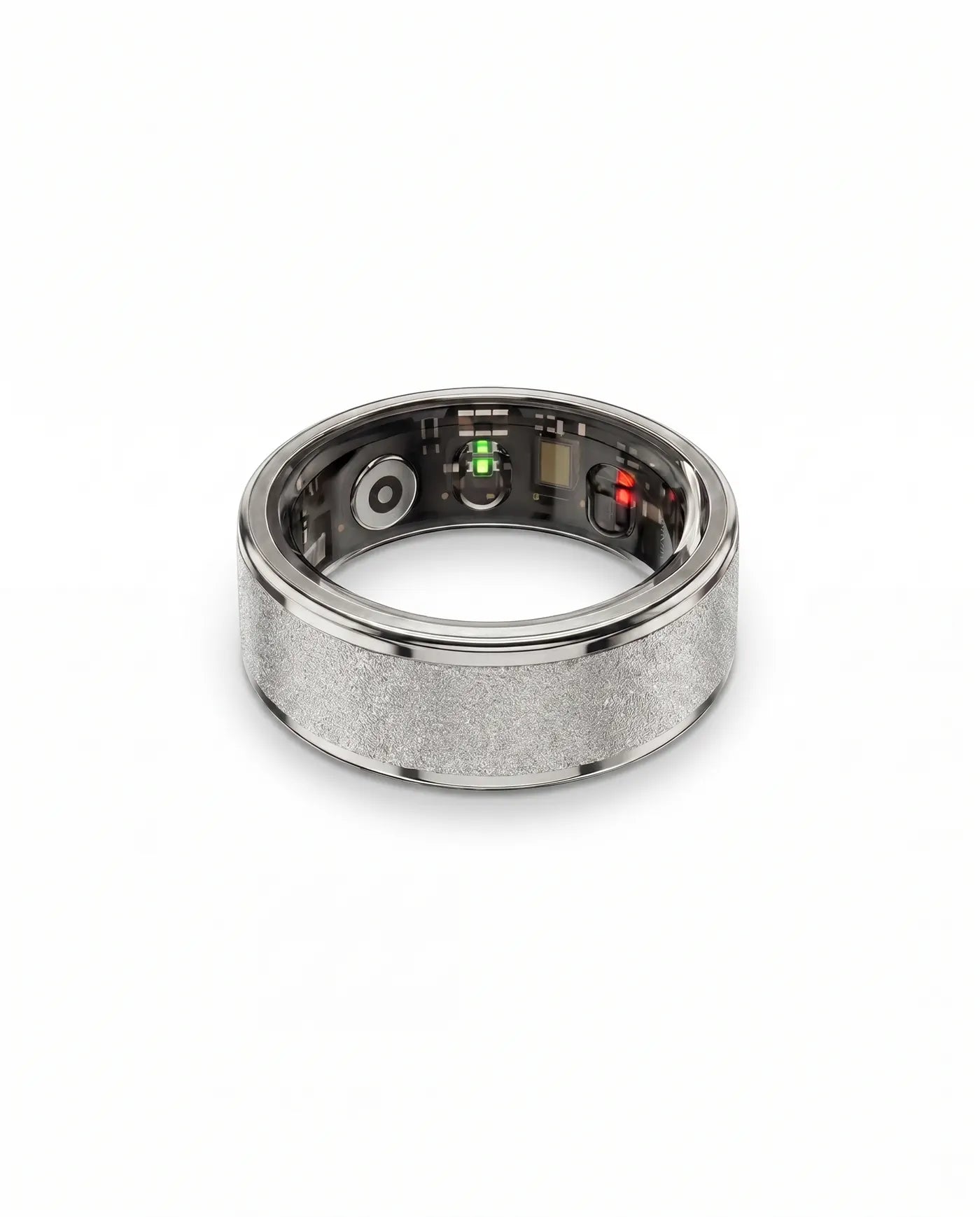 Suna Ring in Frosted Silver, product photo 38